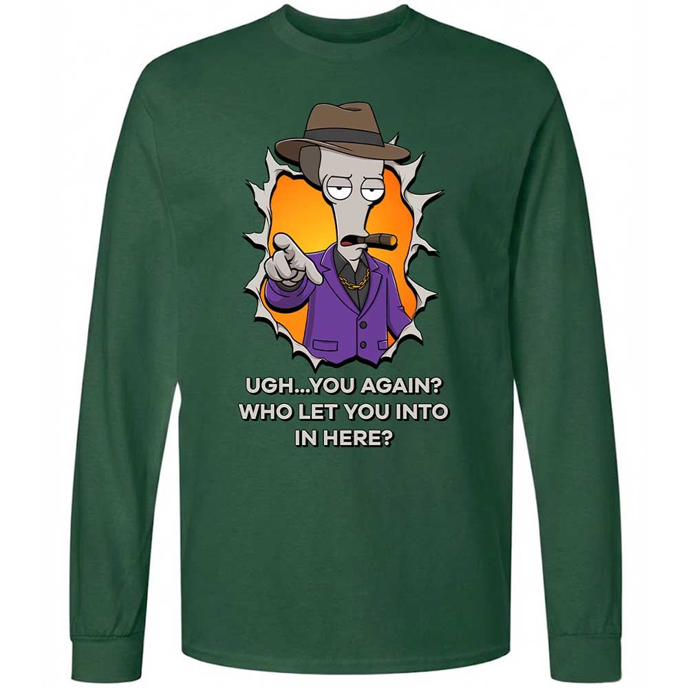 Long Sleeve T-Shirt - UZNMZX6A - Forest Green - 14