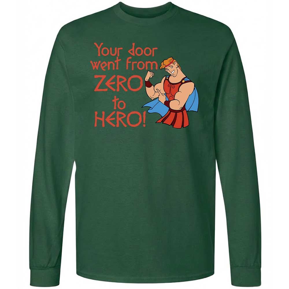 Long Sleeve T-Shirt - PVPD539Z - Forest Green - 14