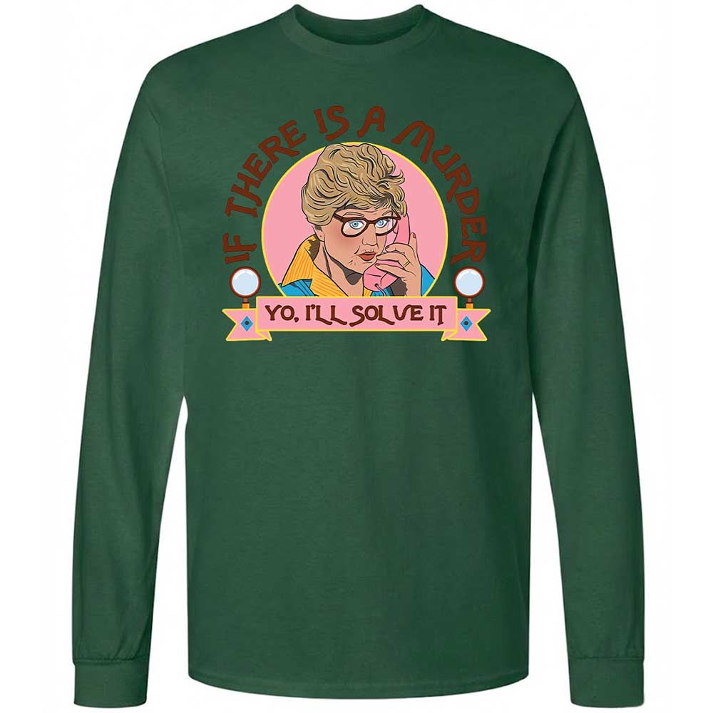 Long Sleeve T-Shirt - GBRQMV87 - Forest Green - 14