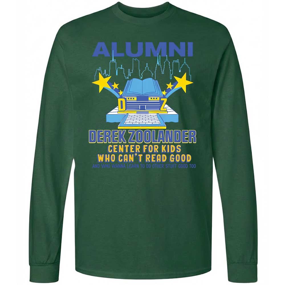 Long Sleeve T-Shirt - C1ZGL87J - Forest Green - 14