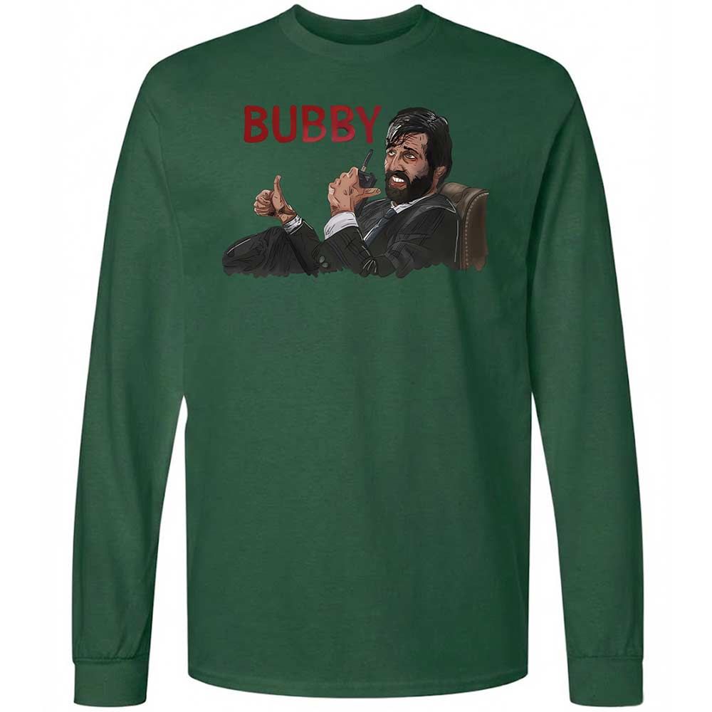 Long Sleeve T-Shirt - 6PH7QJWU - Forest Green - 14
