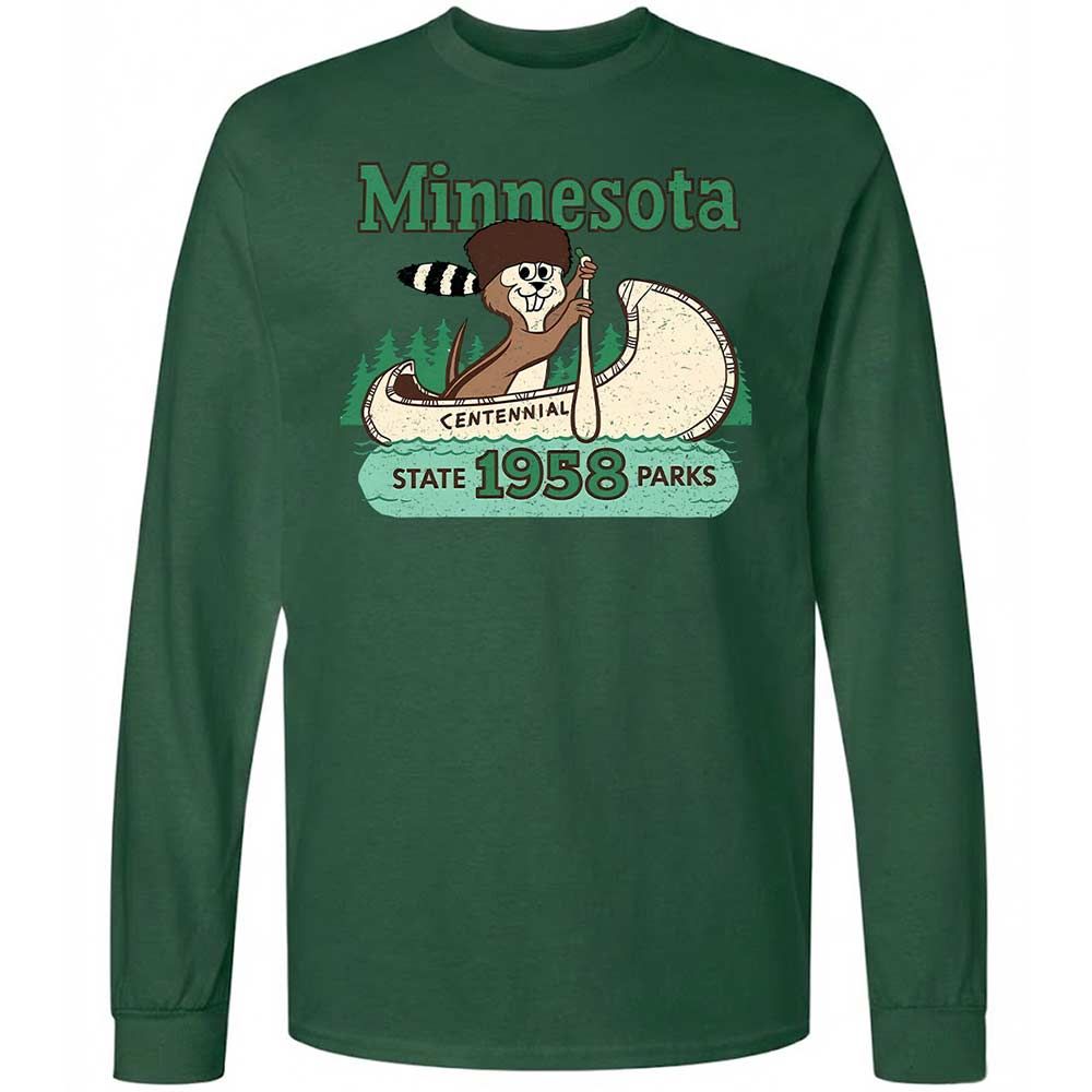Long Sleeve T-Shirt - 3BCN2Y75 - Forest Green - 14