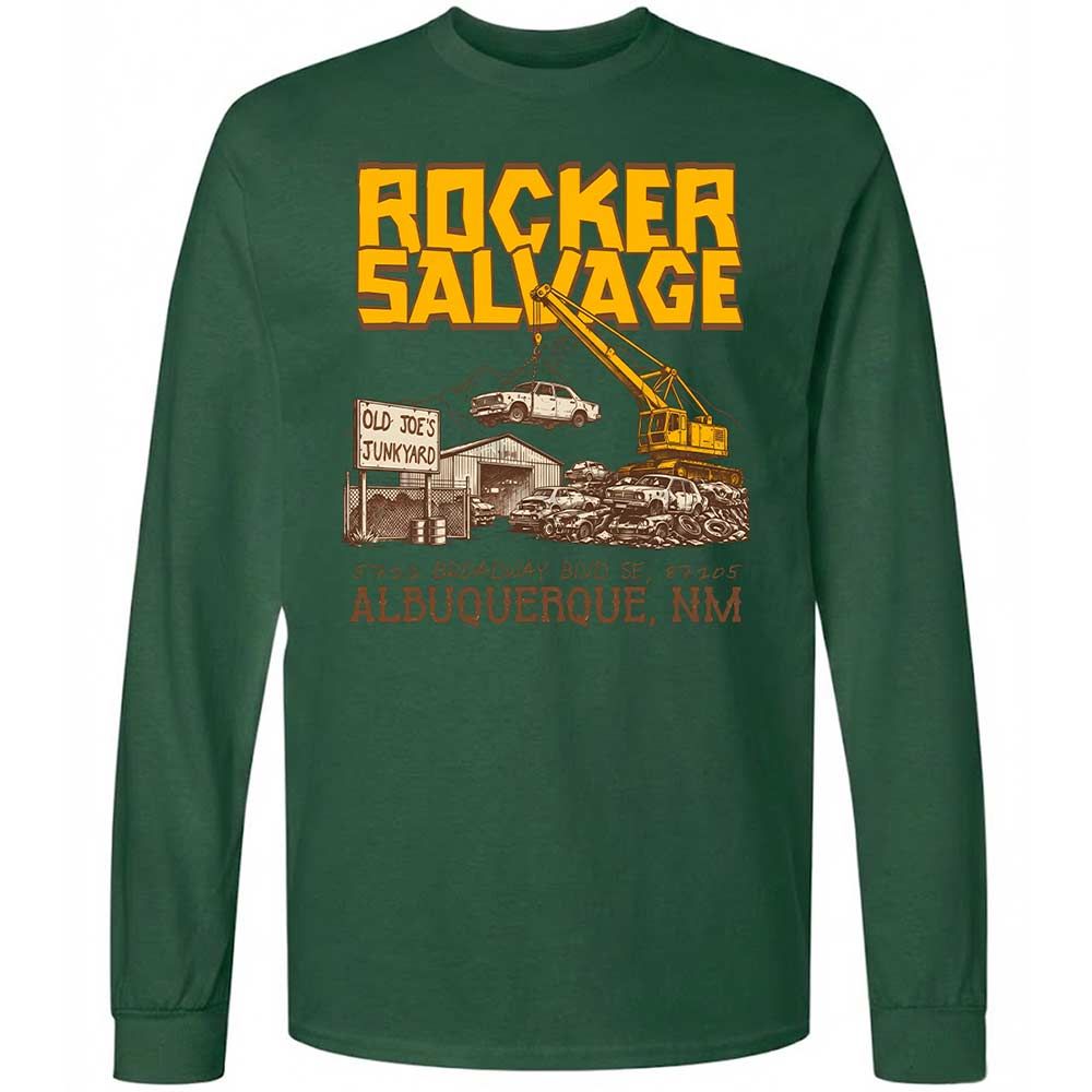 Long Sleeve T-Shirt - 9B49SAX6 - Forest Green - 14