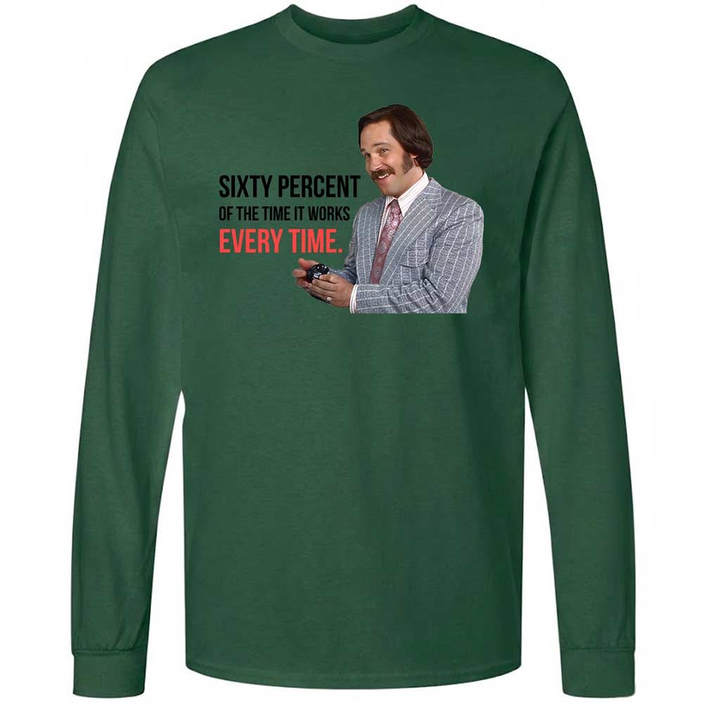 Long Sleeve T-Shirt - VZTFAA6U - Forest Green - 14