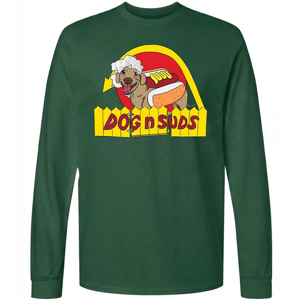 Dog n Suds Dachshund - Forest Green - 14