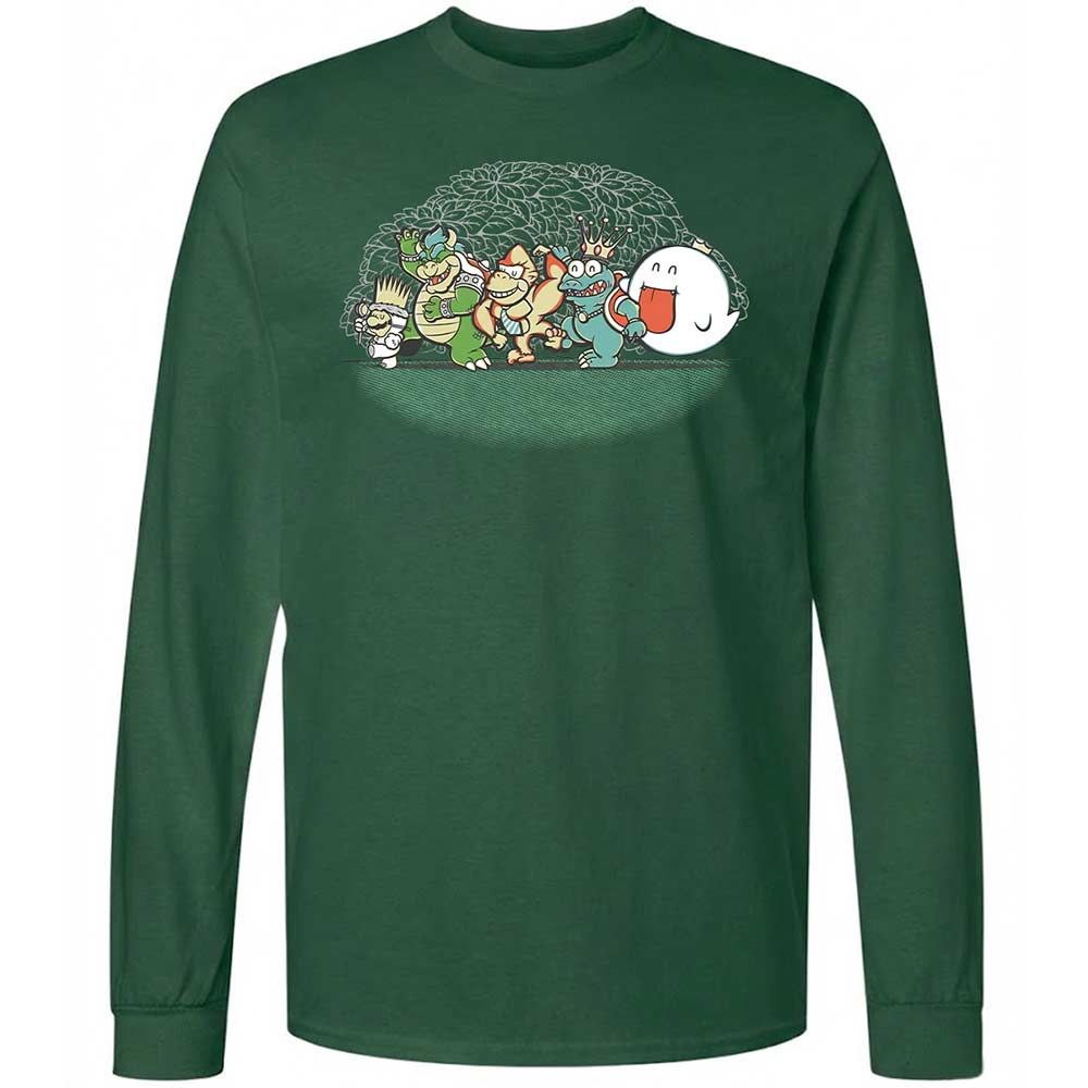 Long Sleeve T-Shirt - V8Y8TXDP - Forest Green - 14