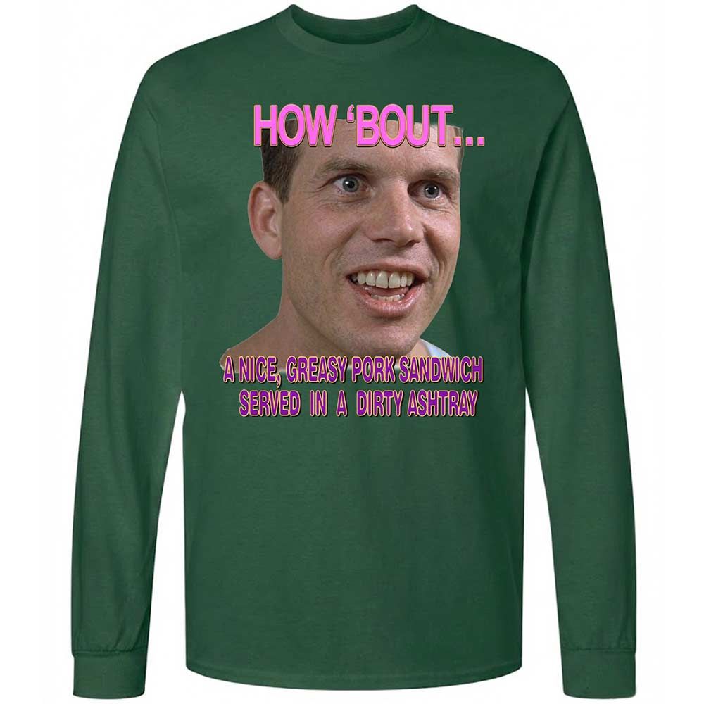 Long Sleeve T-Shirt - BVR694Q7 - Forest Green - 14