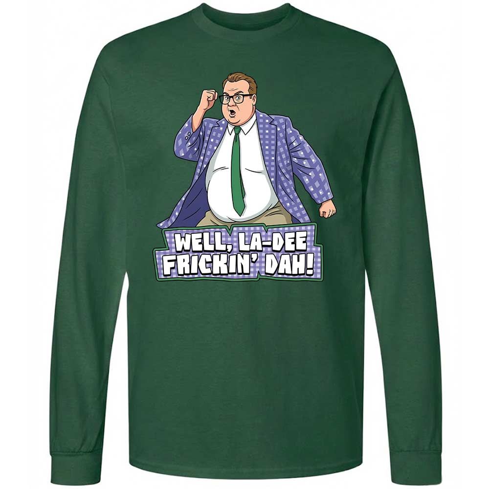Long Sleeve T-Shirt - C3PPFGQN - Forest Green - 14
