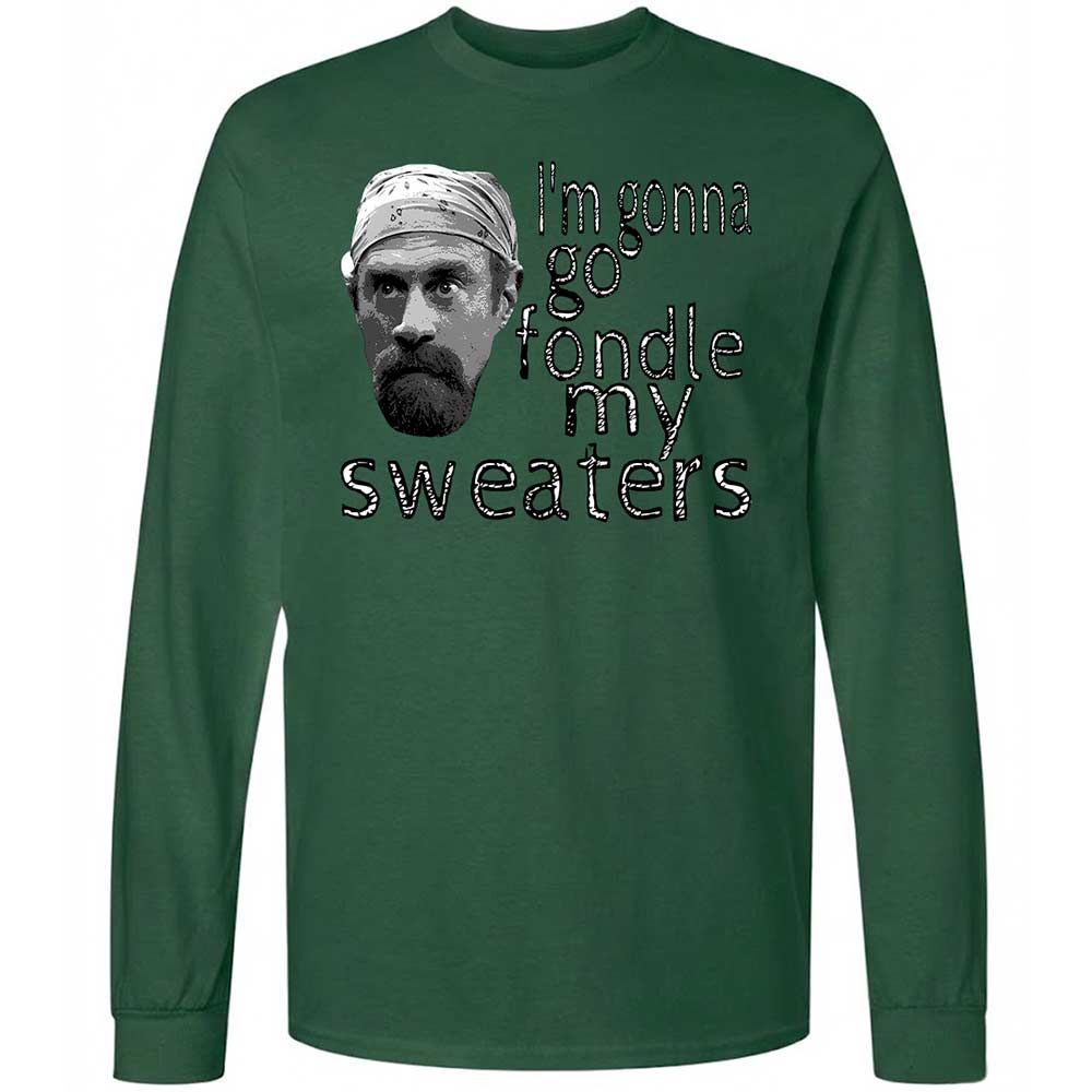 Fondle my sweaters - Forest Green - 14