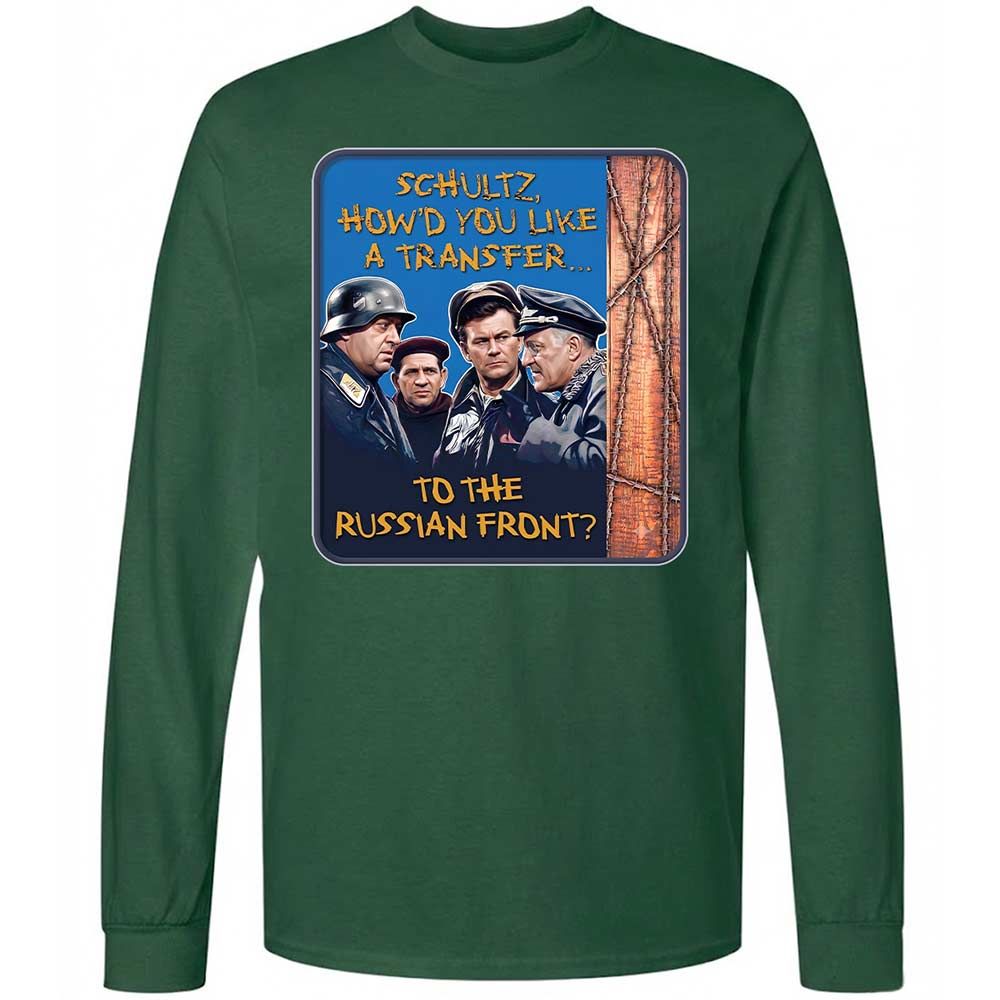 Long Sleeve T-Shirt - ZGD2YC6M - Forest Green - 14