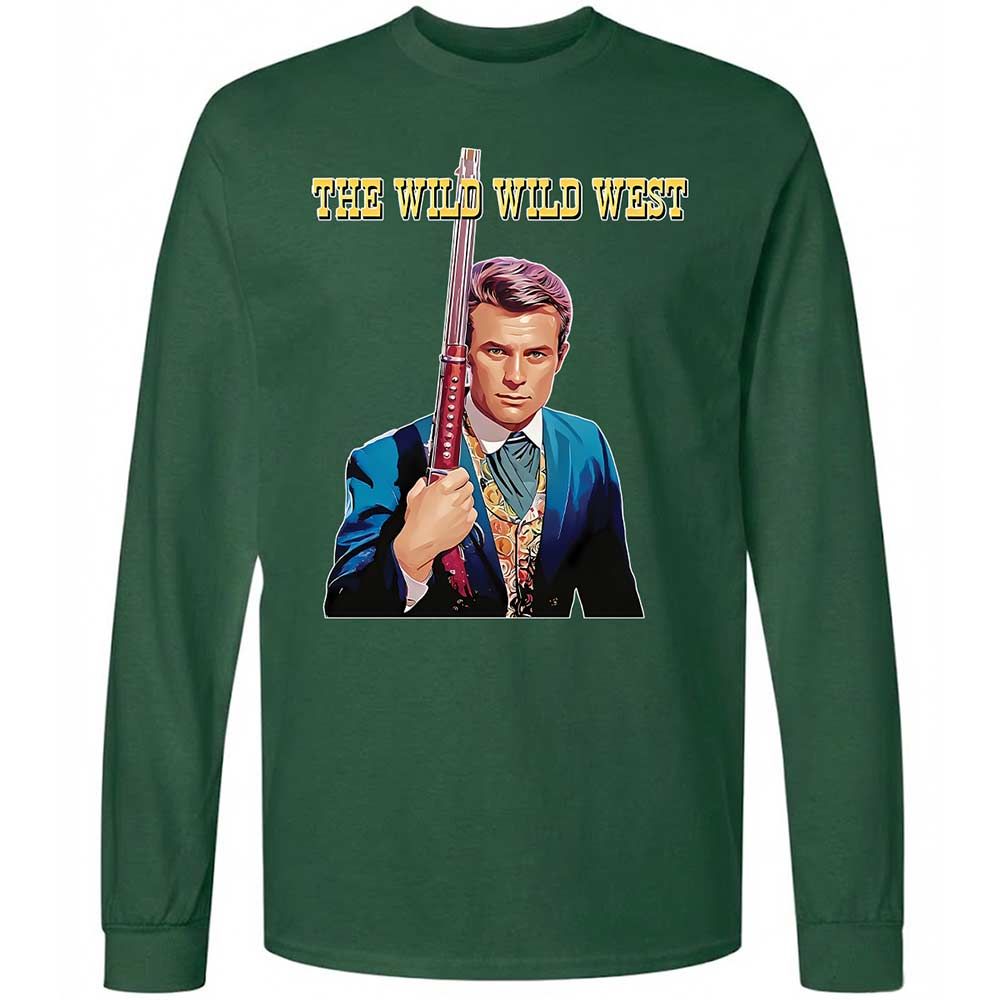 Long Sleeve T-Shirt - V51RYUA6 - Forest Green - 14