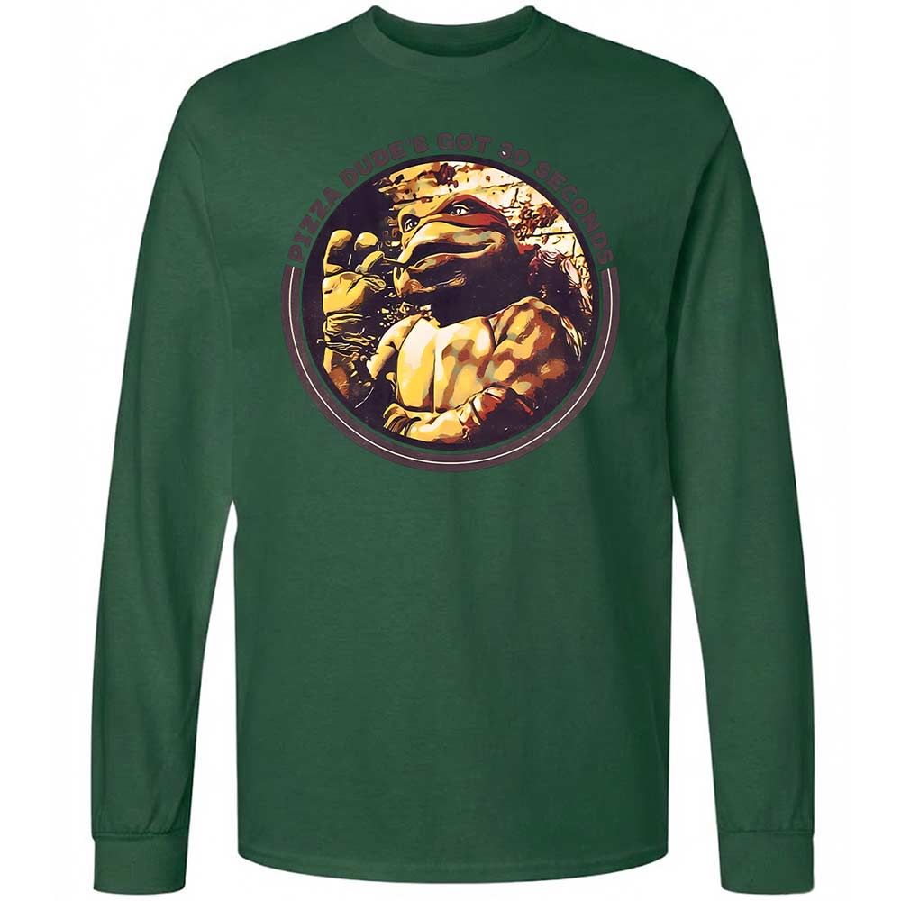 Long Sleeve T-Shirt - UKP2N9CQ - Forest Green - 14