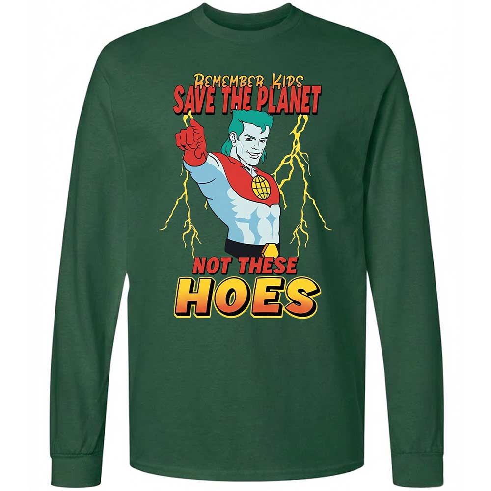Long Sleeve T-Shirt - PT6ZSRH2 - Forest Green - 14