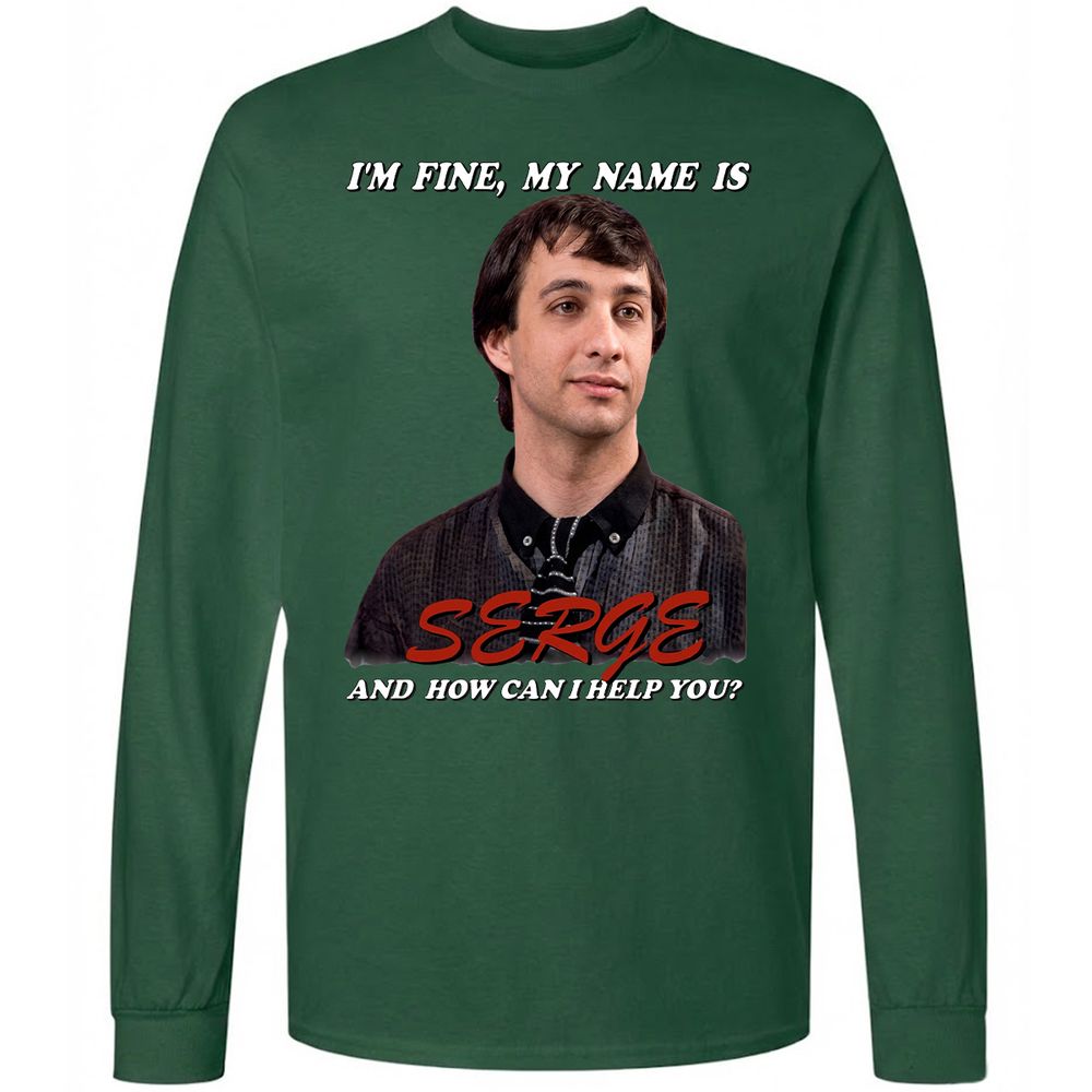 Long Sleeve T-Shirt - RL3NL6KP - Forest Green - 14