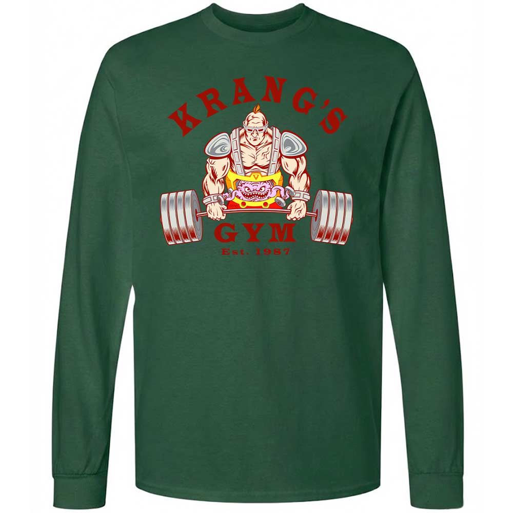 Long Sleeve T-Shirt - ZTJ85UP5 - Forest Green - 14