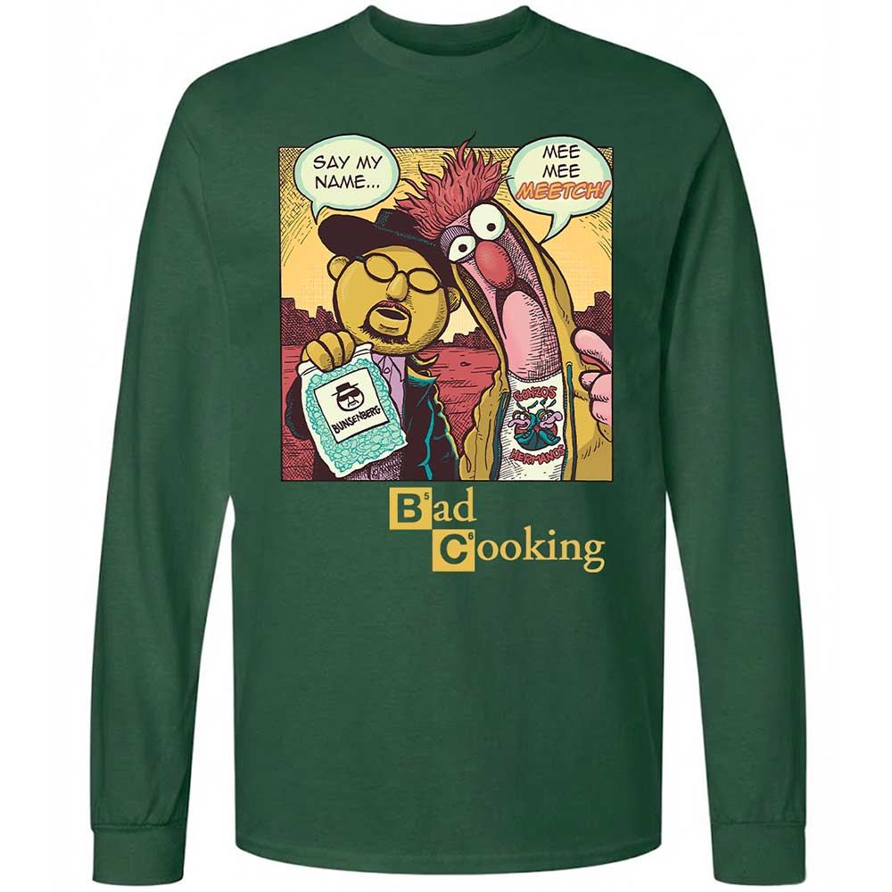 Long Sleeve T-Shirt - DKHZLXDK - Forest Green - 14