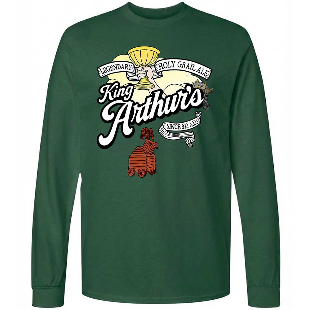 Long Sleeve T-Shirt - R8FGHLS4 - Forest Green - 14