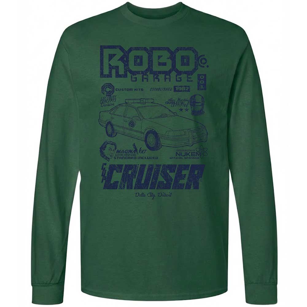 Long Sleeve T-Shirt - VY4LT7FK - Forest Green - 14