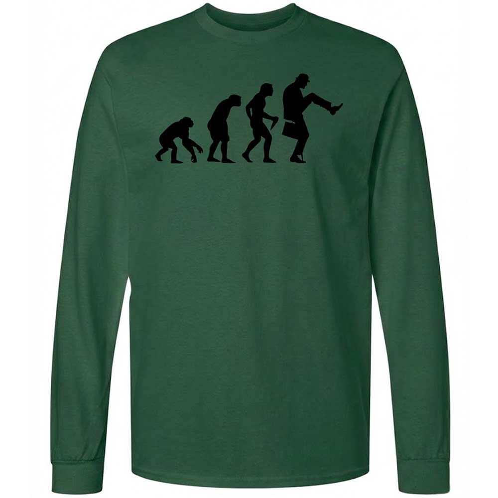 Long Sleeve T-Shirt - 4QZY9DV5 - Forest Green - 14