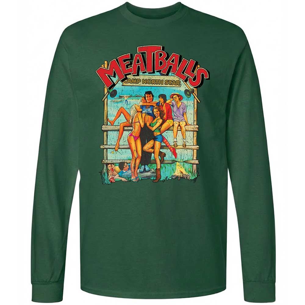 Long Sleeve T-Shirt - GDPZBPXD - Forest Green - 14