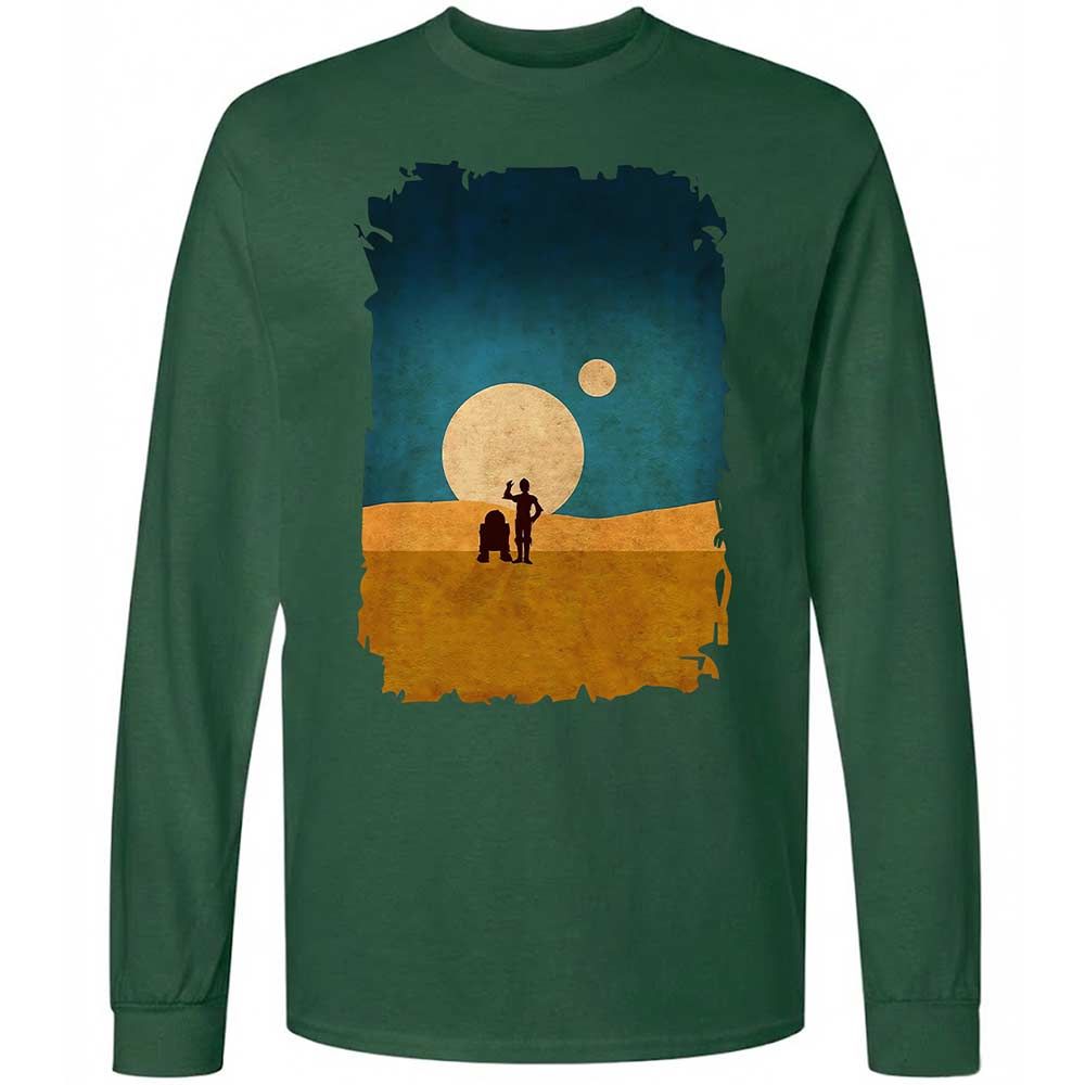 Droids In The Dunes - Forest Green - 14