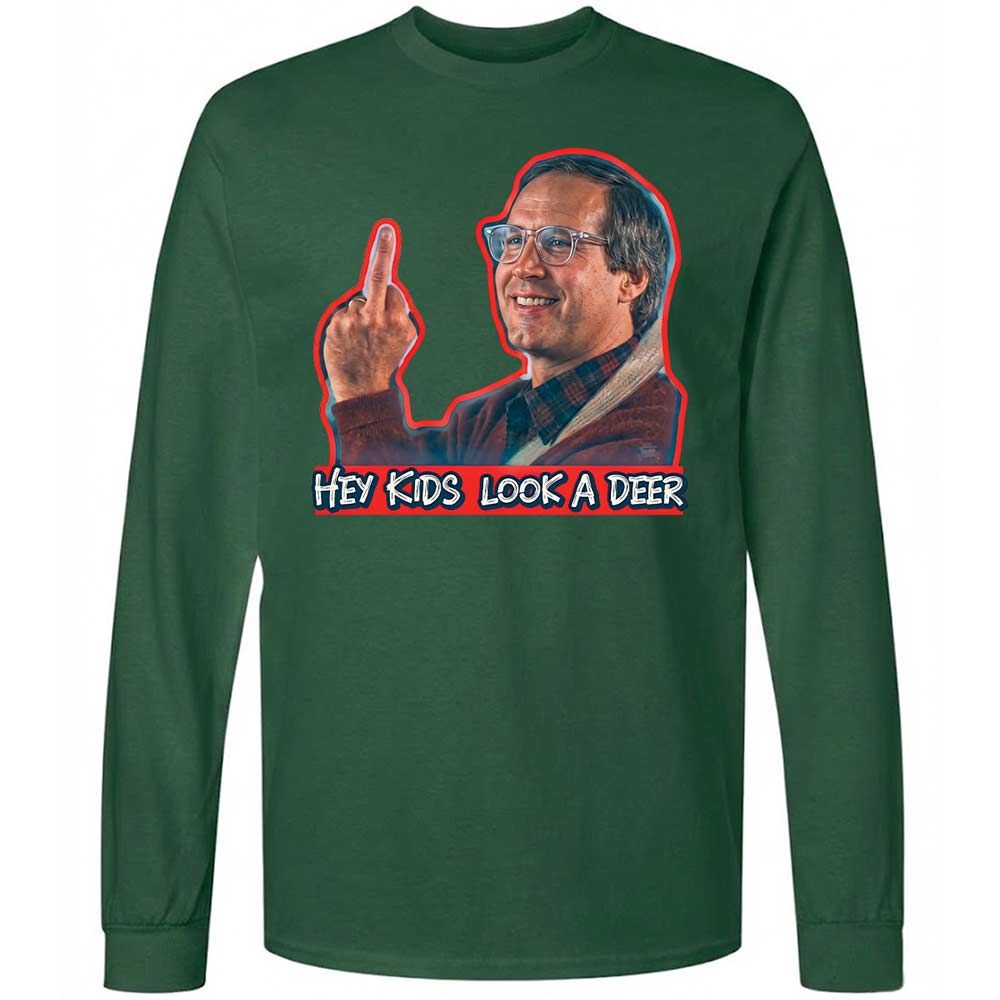 Hey Kids, Look a Deer - Forest Green - 14
