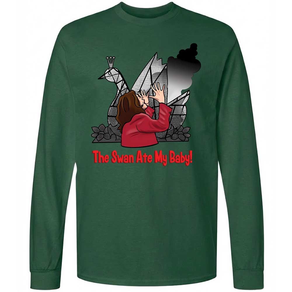 The Swan Ate My Baby - Forest Green - 14