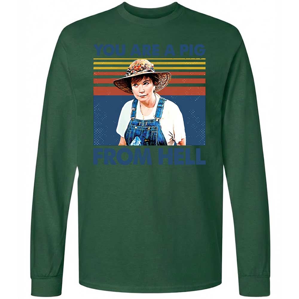 Long Sleeve T-Shirt - 9Z7CXHDD - Forest Green - 14