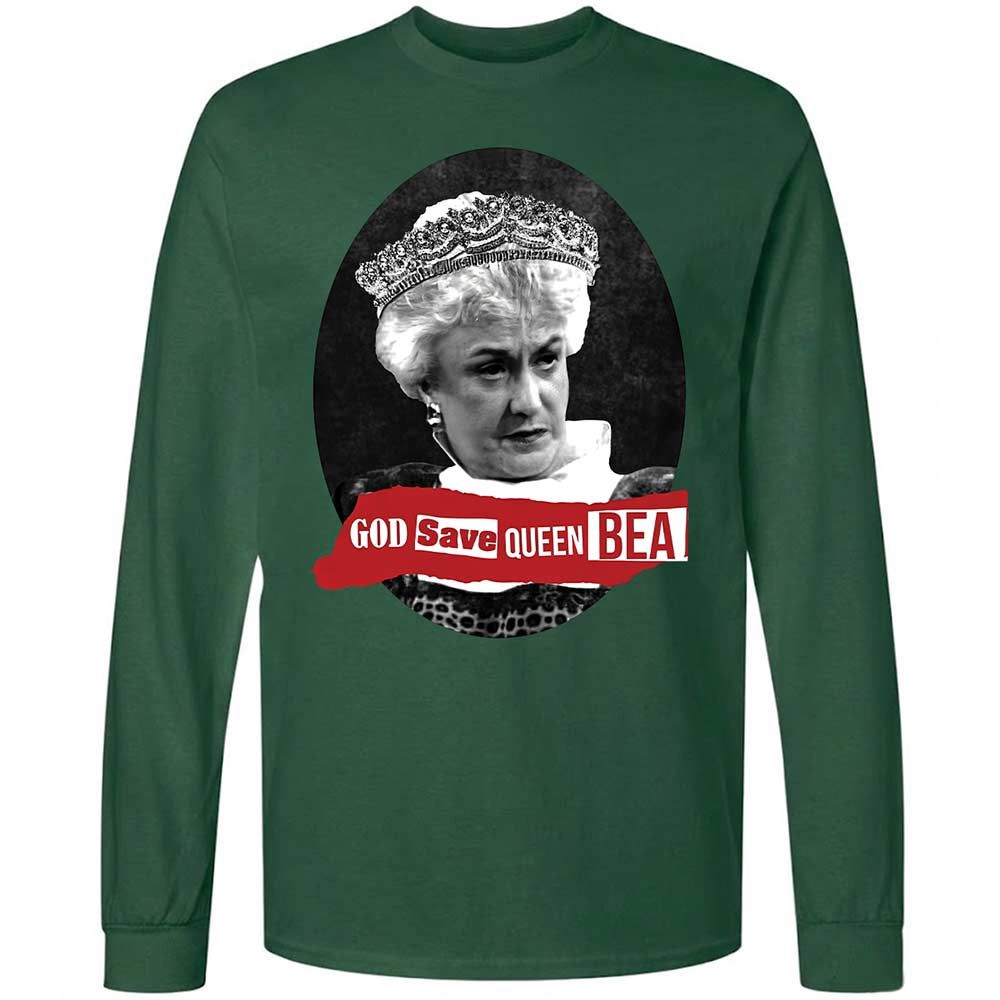 God Save Queen Bea - Forest Green - 14
