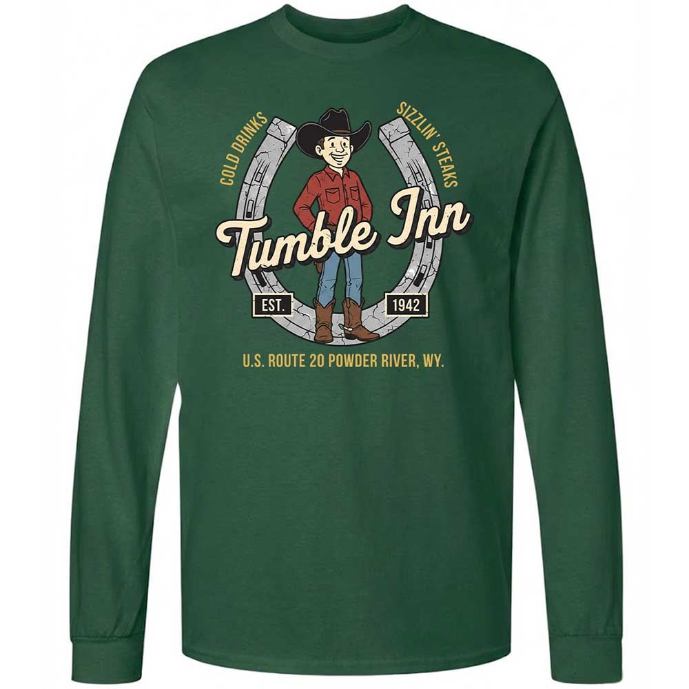 Long Sleeve T-Shirt - 4LYWMWHF - Forest Green - 14