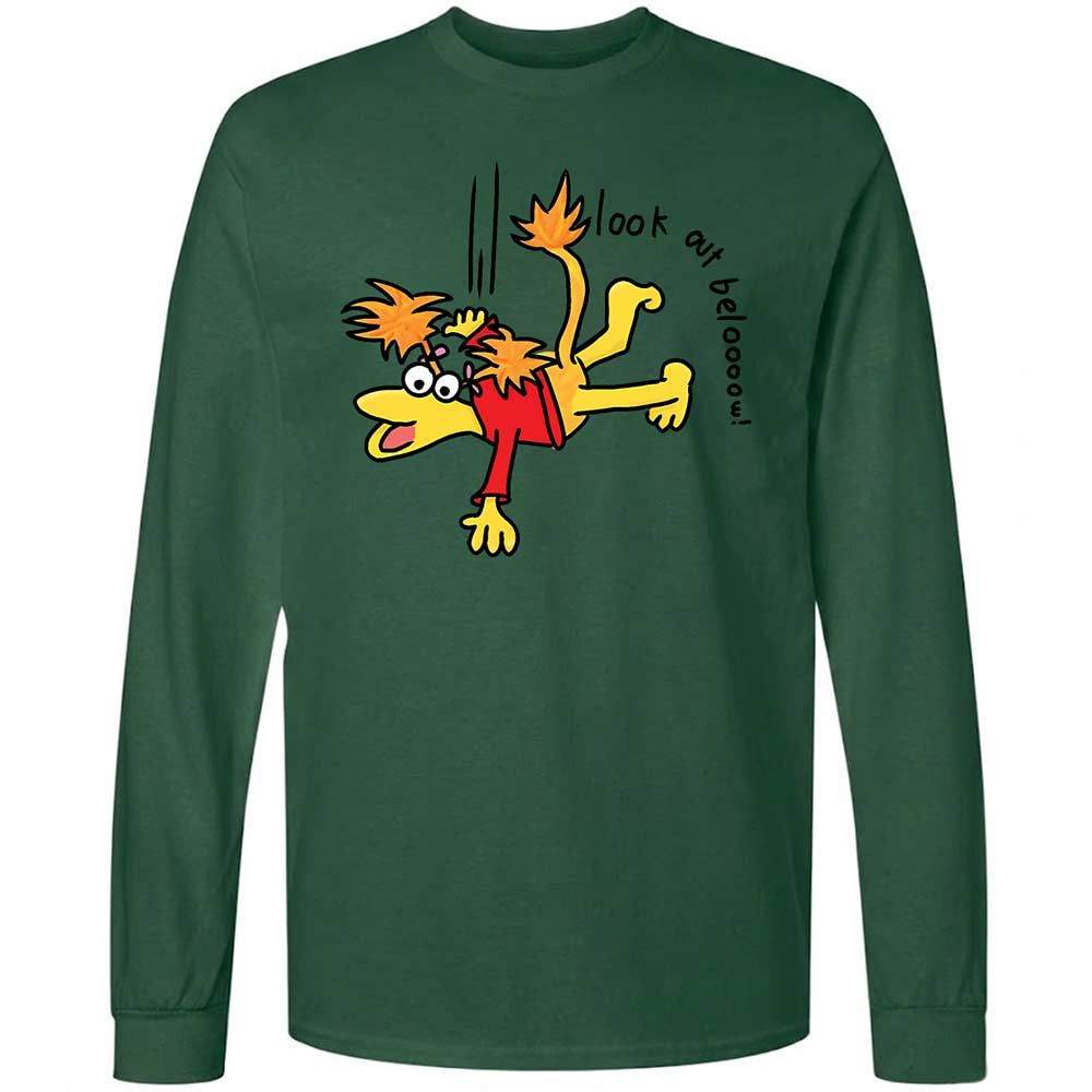 Long Sleeve T-Shirt - 3PC8X2QA - Forest Green - 14