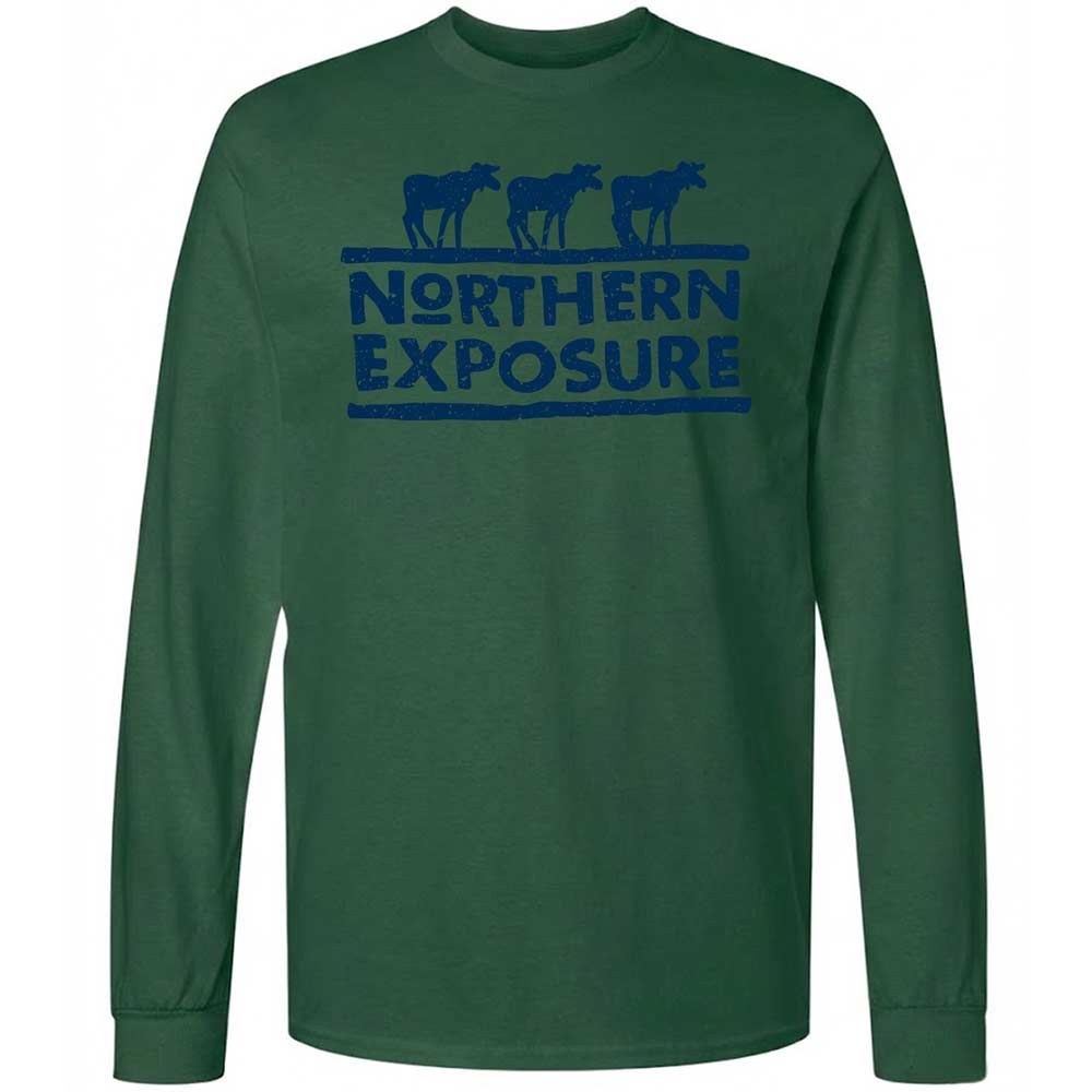 Long Sleeve T-Shirt - 8ST8V4GZ - Forest Green - 14