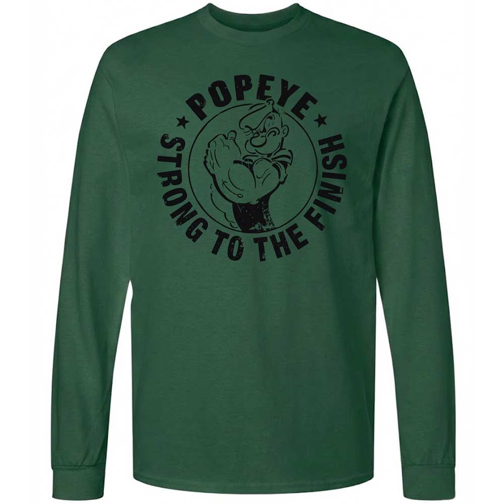 Long Sleeve T-Shirt - 53PCX4ZN - Forest Green - 14