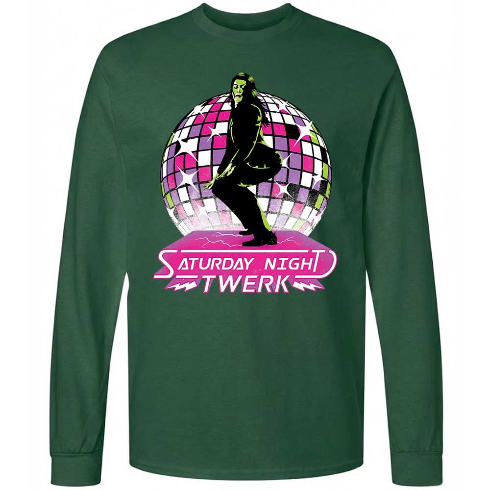 Saturday Night Twerk - Forest Green - 14