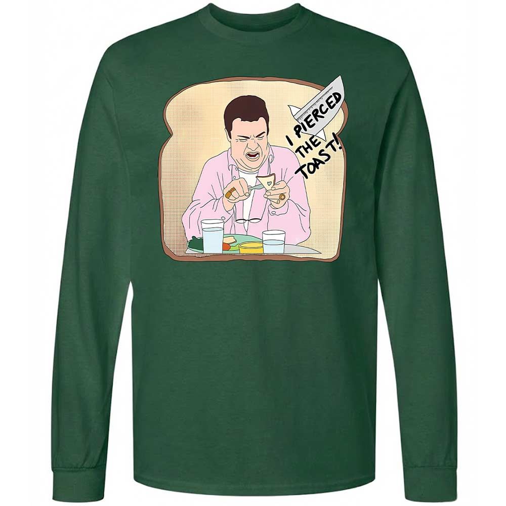 Long Sleeve T-Shirt - ZWZNQVXF - Forest Green - 14