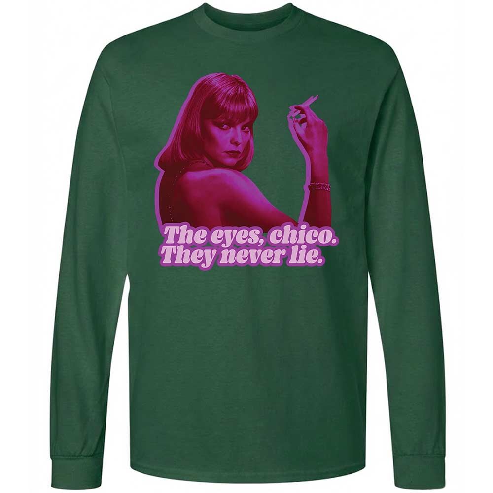 Long Sleeve T-Shirt - KZ3UFQFC - Forest Green - 14