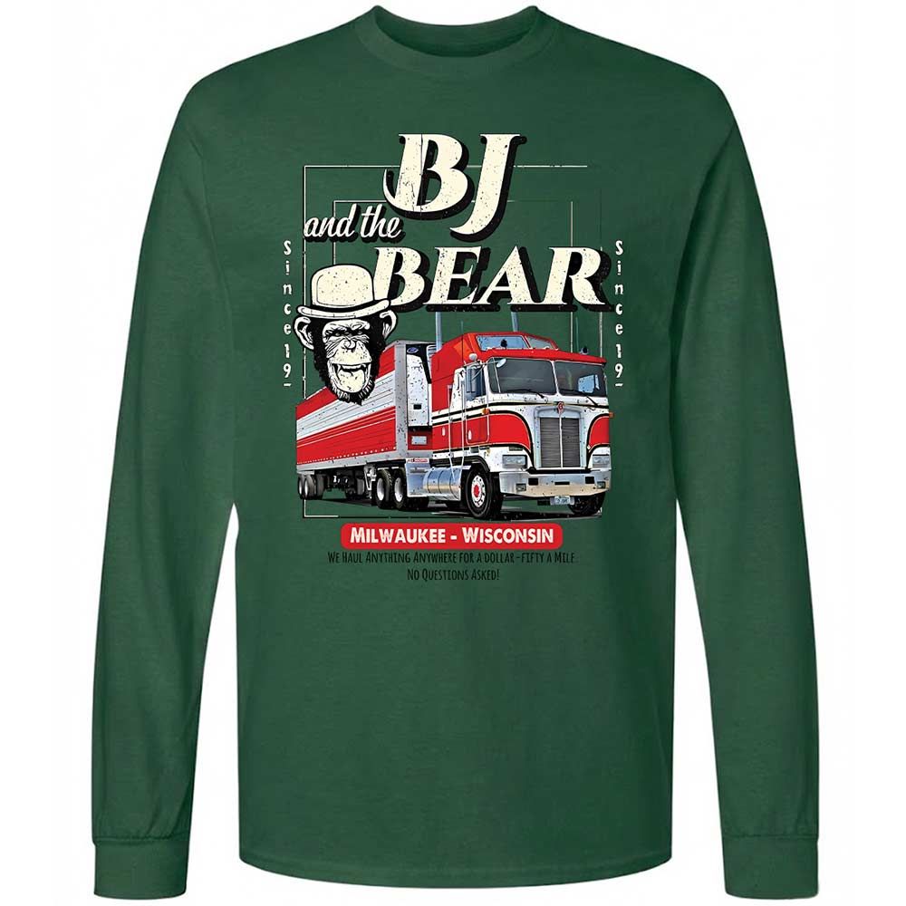 Long Sleeve T-Shirt - GG8X2JE7 - Forest Green - 14
