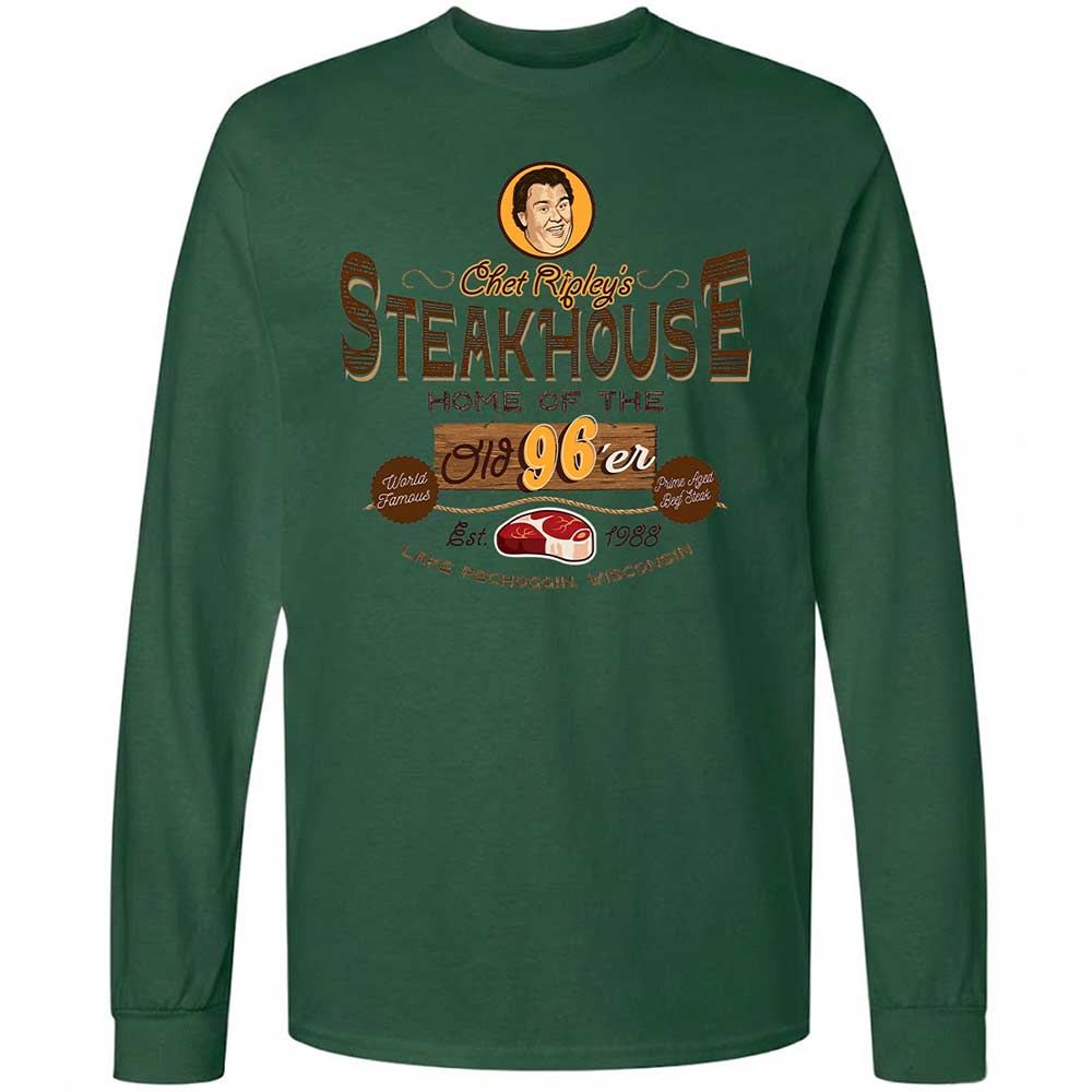 Long Sleeve T-Shirt - 8N3JBEYT - Forest Green - 14