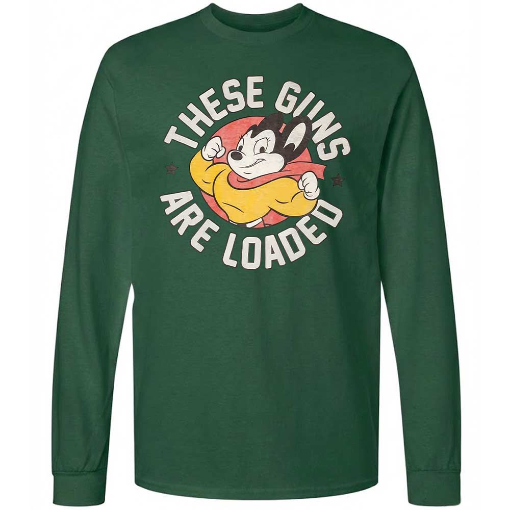 Long Sleeve T-Shirt - TNYGK58H - Forest Green - 14