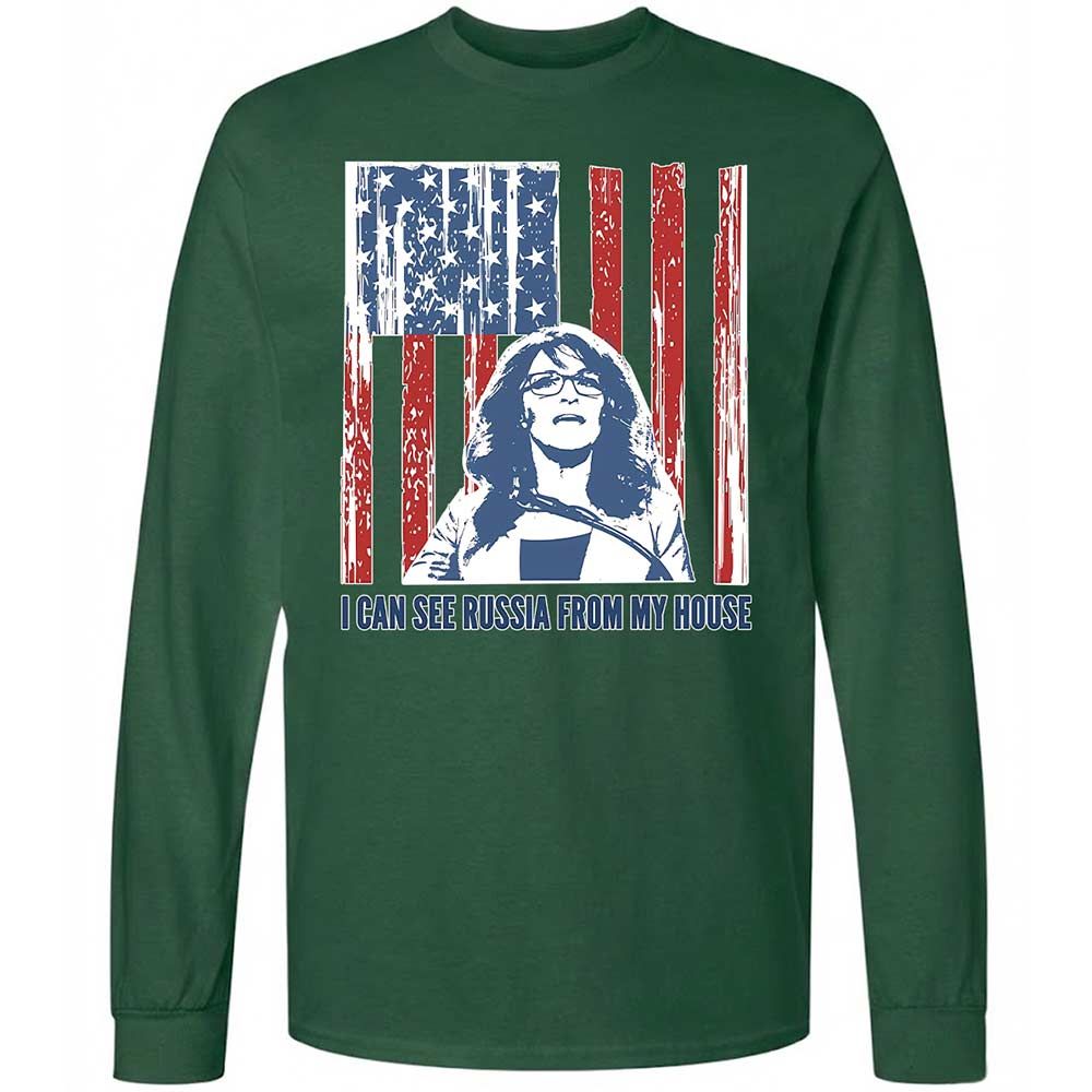 I can see Russia from my house - Forest Green - 14