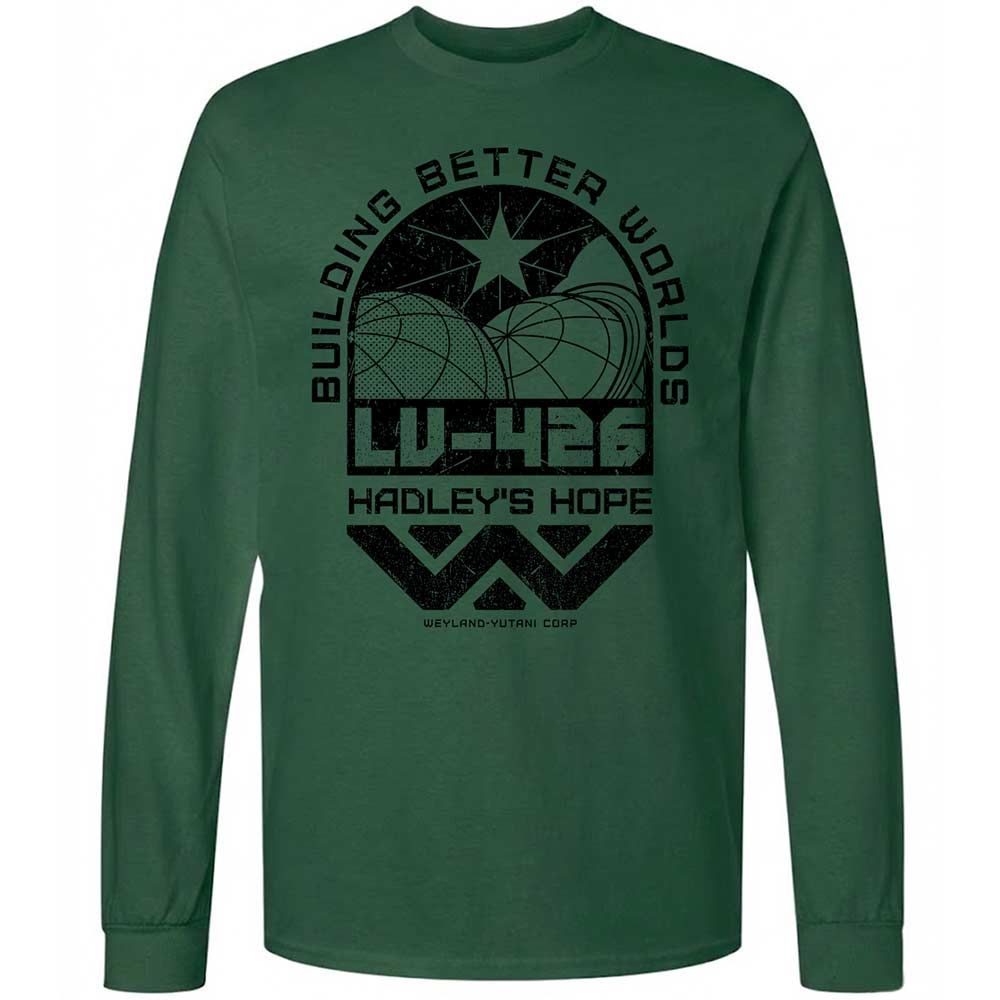 Long Sleeve T-Shirt - NHFJKE58 - Forest Green - 14