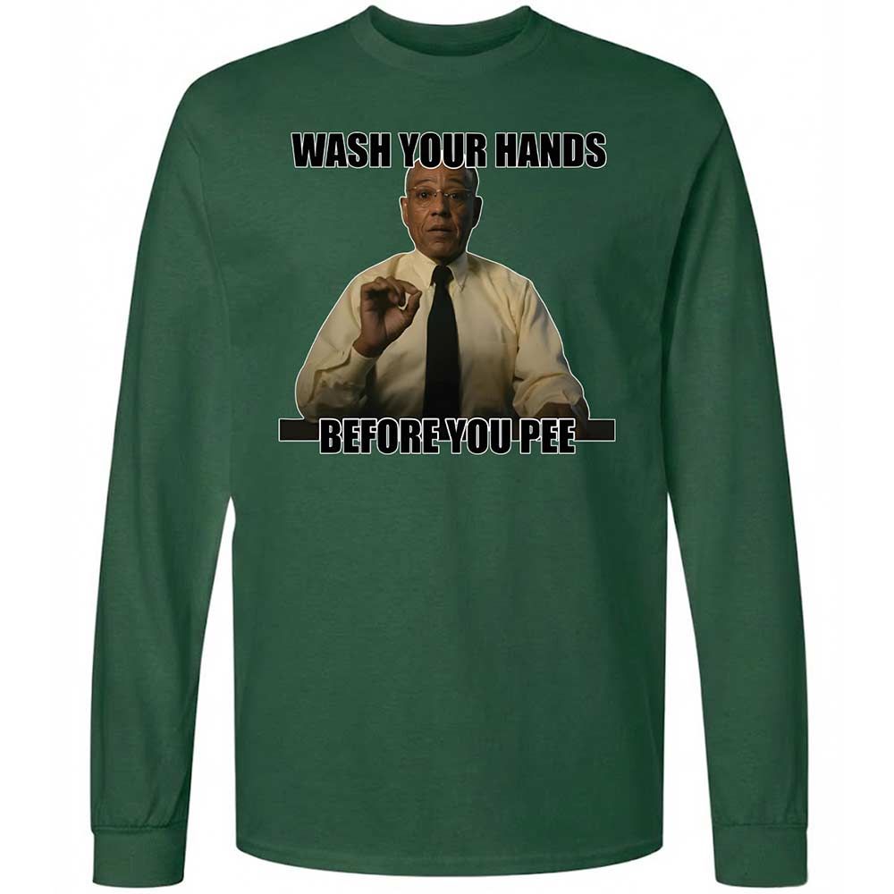 Long Sleeve T-Shirt - 1TYQW8LG - Forest Green - 14