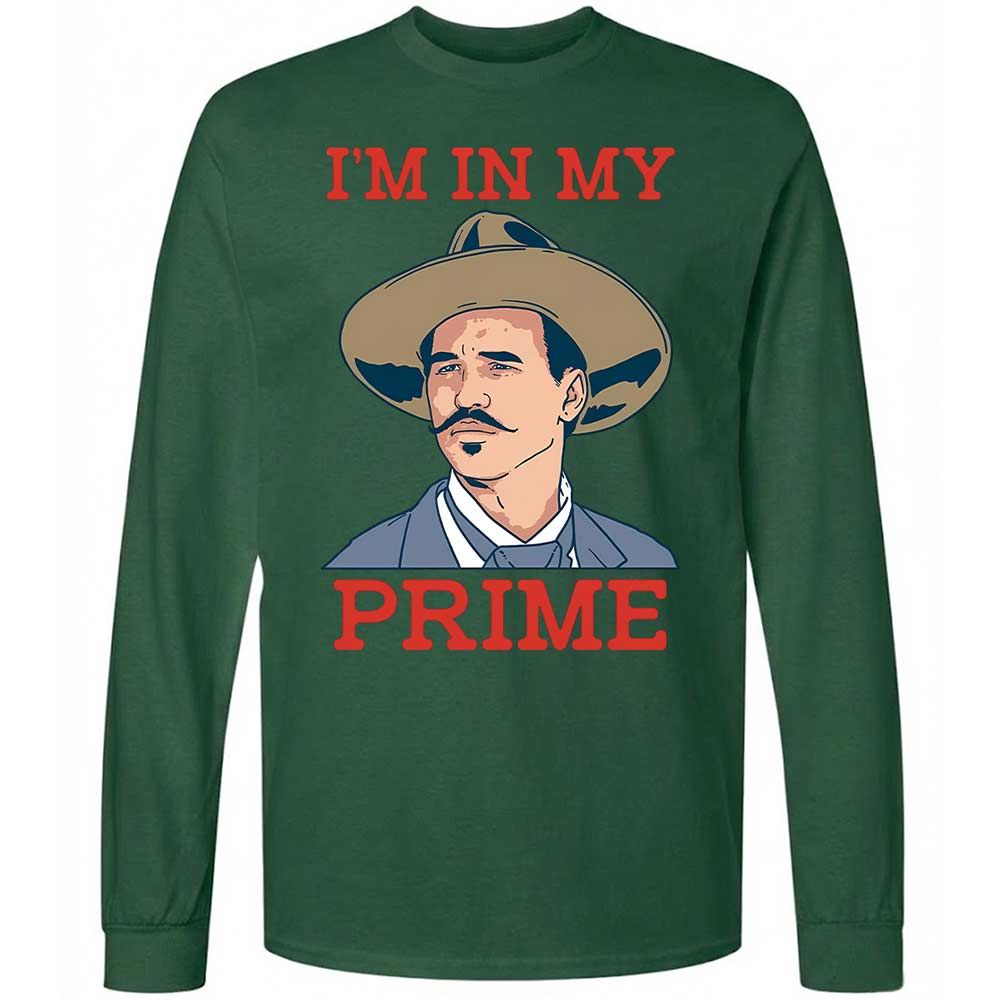 Long Sleeve T-Shirt - HJMHSQ6L - Forest Green - 14