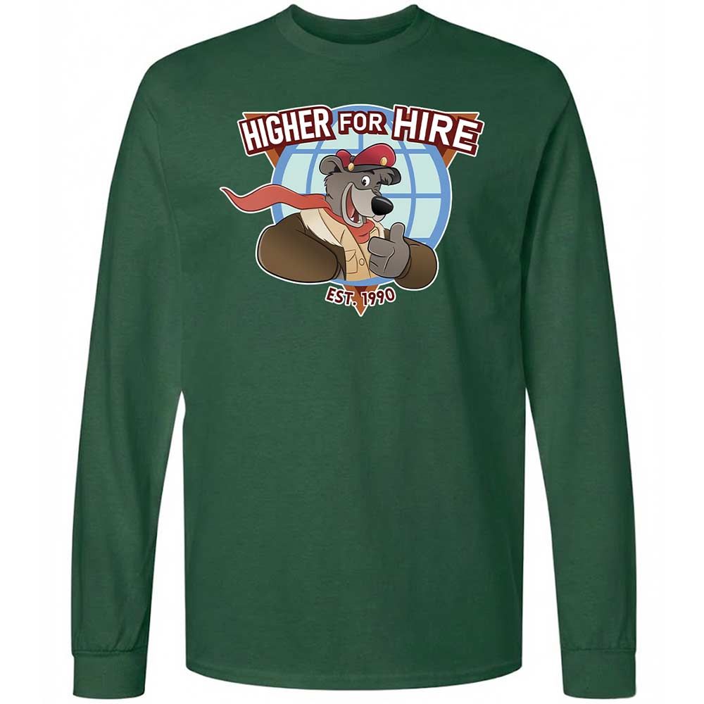Higher for Hire - Forest Green - 14