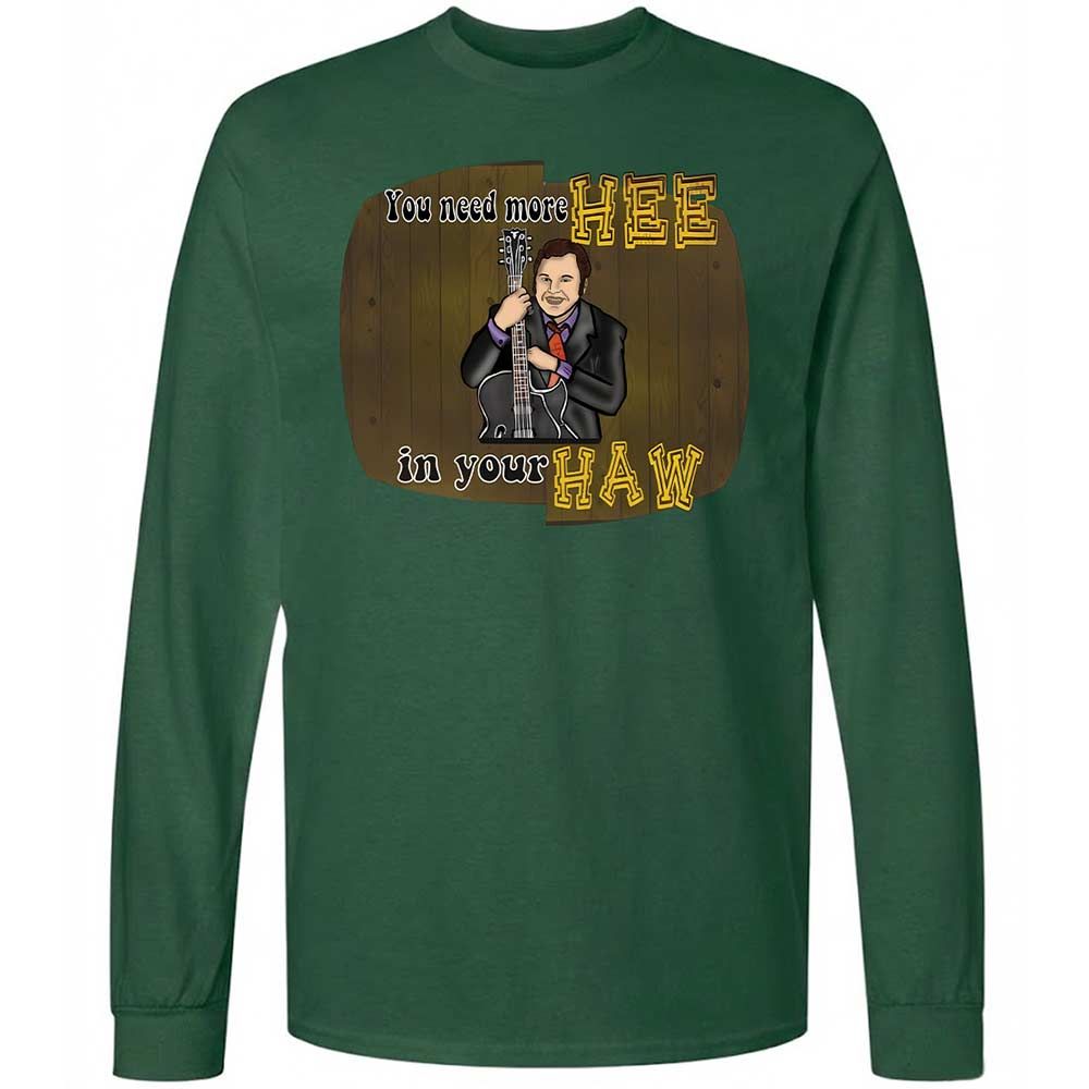 Long Sleeve T-Shirt - QY75RVZQ - Forest Green - 14
