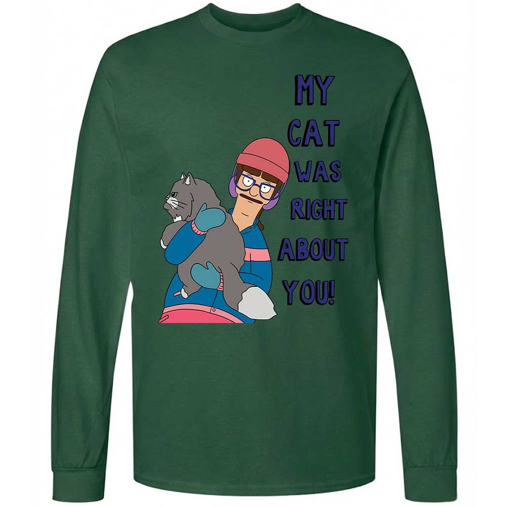 Long Sleeve T-Shirt - D33C5FZR - Forest Green - 14