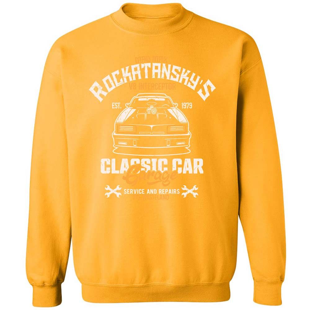 Classic Unisex Sweatshirt - LRQ6Q44V - Gold - 14