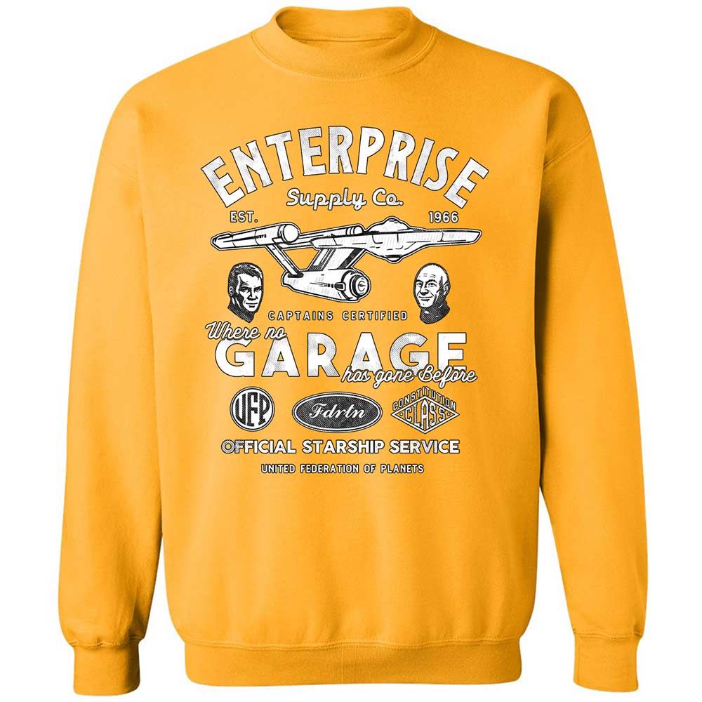 Classic Unisex Sweatshirt - DTLE42SJ - Gold - 14