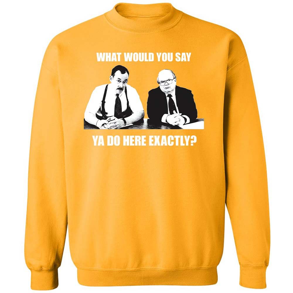 Classic Unisex Sweatshirt - QFY76S96 - Gold - 14
