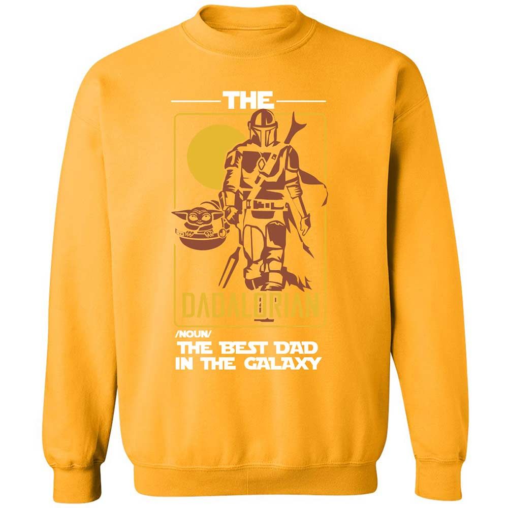 The Dadalorian The Best Dad In The Galaxy - Gold - 14